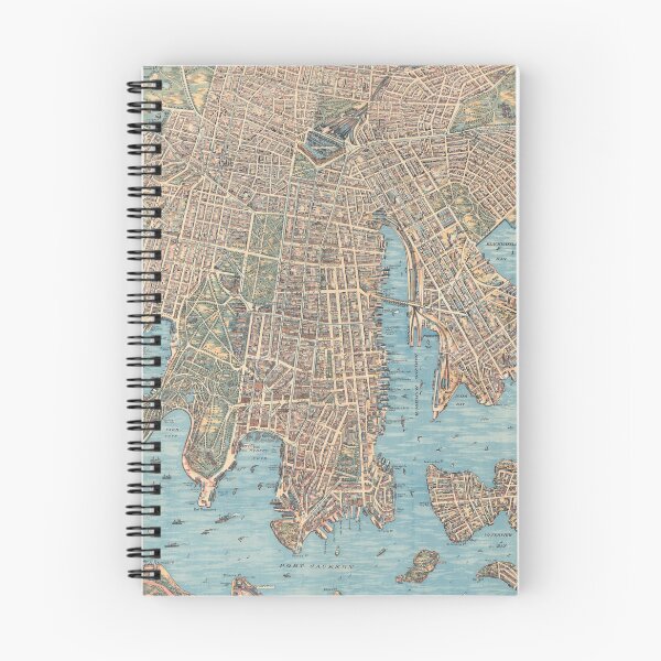 Item preview, Vintage Sydney Australia Map (1902) designed and sold by BravuraMedia.
