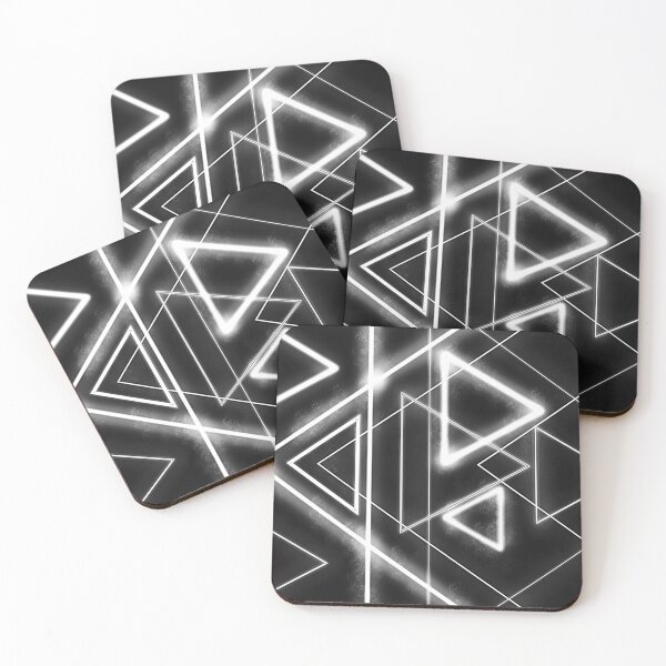 Item preview,  Triangles pattern,white,black designed and sold by cutecrazytshirt.
