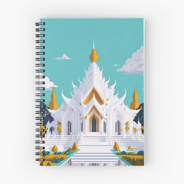 Item preview, The White Temple (Wat Rong Khun) designed and sold by fleurdesignart.
