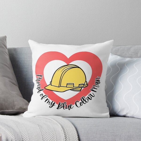 Item preview, Proud of my Blue Collar Man l Red Heart designed and sold by GabbyC03.