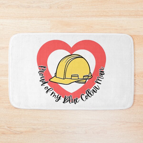 Item preview, Proud of my Blue Collar Man l Red Heart designed and sold by GabbyC03.