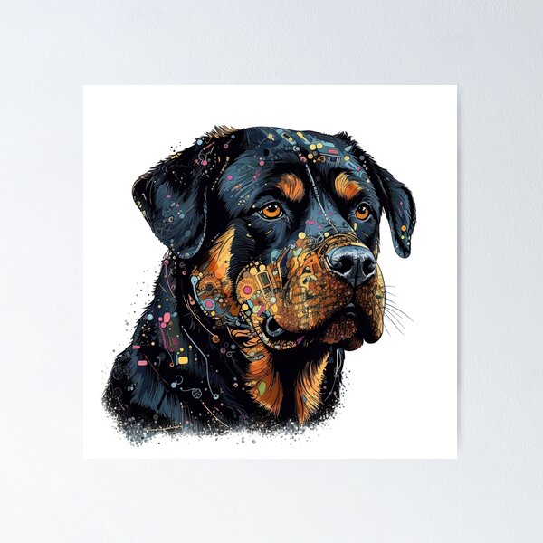 Artikel-Vorschau von Rottbot: art lover Intelligence for Dog Owners - Intelligent Companion for Rottie-lovers!, designt und verkauft von DooodleGod.