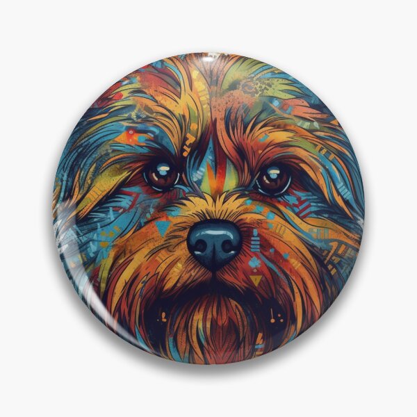 Item preview, Yorkshire Terrier Dog Portrait - Unique & Playful Pet masterpiece by Yorkie designed and sold by DooodleGod.
