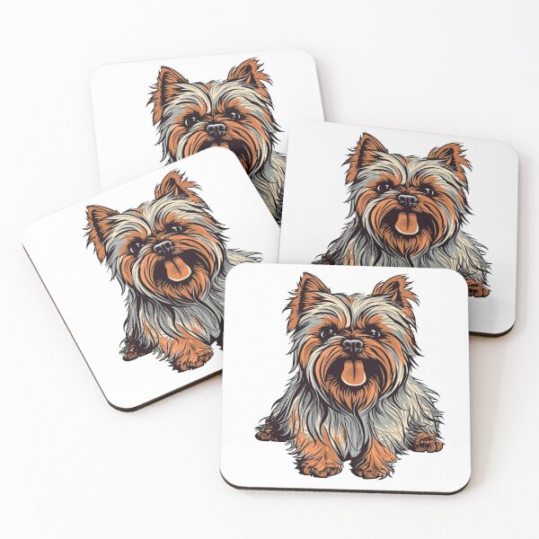 Item preview, Love artwork - masterpiece Illustration of Yorkshire Terrier, great for Small Dog designed and sold by DooodleGod.