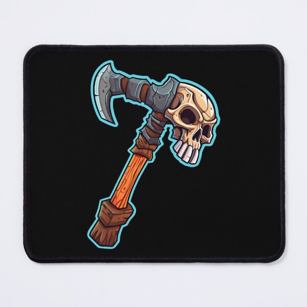 Item preview, Primitive skull axe, old RPG inspired designed and sold by Clearmind-Arts.