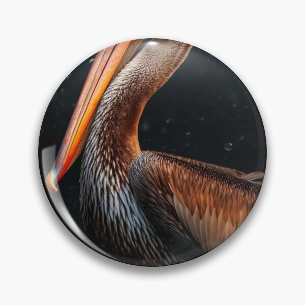 Item preview, Pelican (Pelecanus occidentalis) in water designed and sold by aiphotosart.