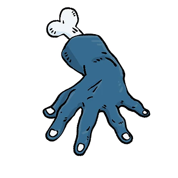 Artwork thumbnail, mr hand by Childish by Design