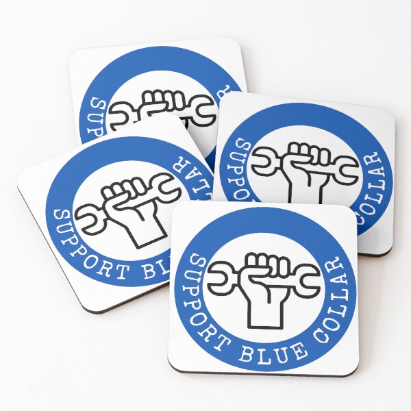 Item preview, Support Blue Collar l Blue designed and sold by GabbyC03.