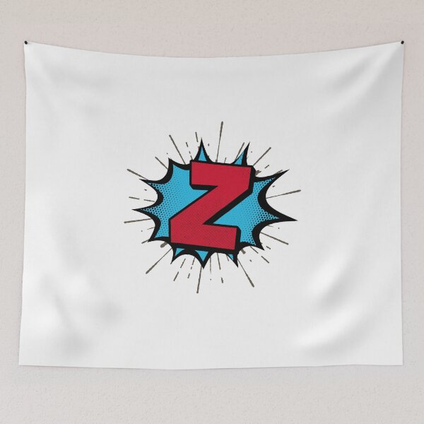 Item preview, Monogram Z Cartoon Explosion Effect   designed and sold by simplymonogram.
