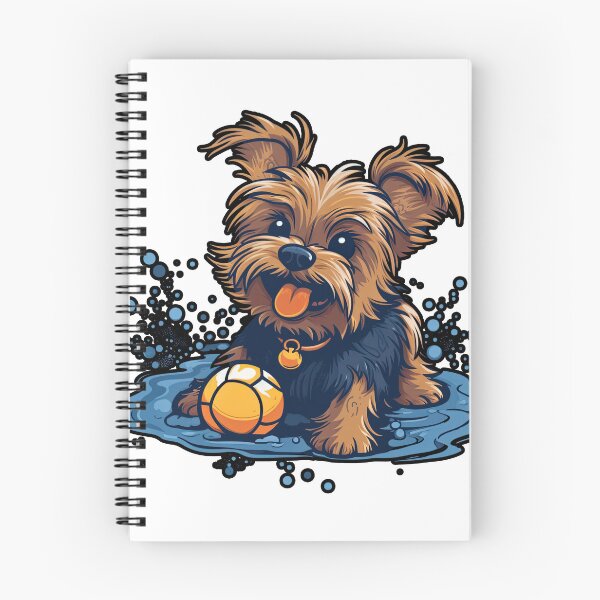 Item preview, Threads Humorous Yorkshire Terrier Zipper Pouch - Stylish artwork for Your Small Dog designed and sold by DooodleGod.