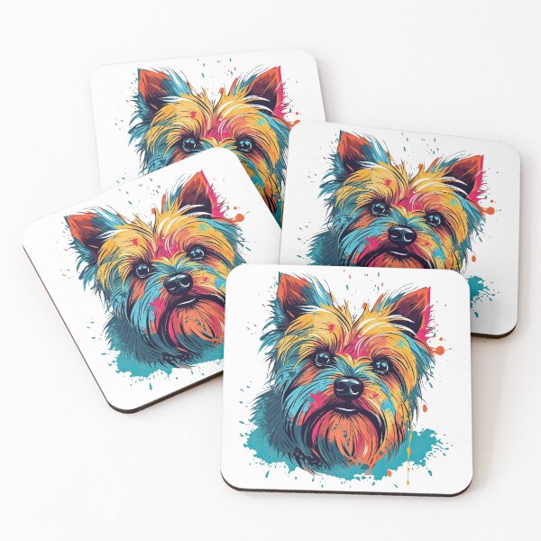 Item preview, Yorkshire Terrier artwork on TerrierThreads Apparel for Dog designed and sold by DooodleGod.