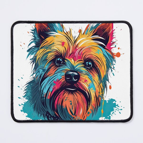 Item preview, Yorkshire Terrier artwork on TerrierThreads Apparel for Dog designed and sold by DooodleGod.