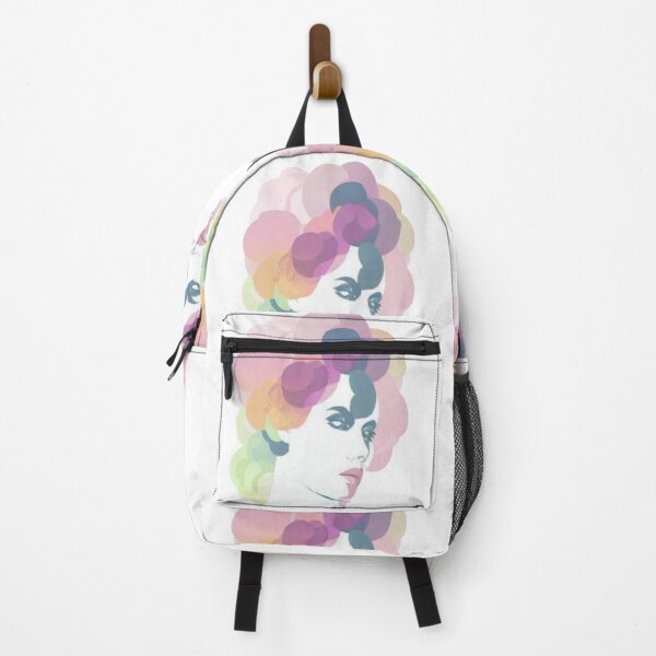 Item preview, Radiant Bloom: A Beautiful Woman's Face Surrounded by Bright Colors designed and sold by Passmr.