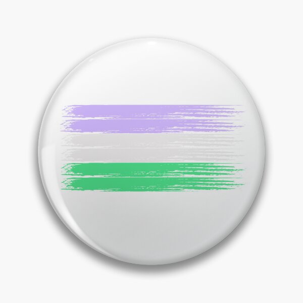 Item preview, Pride Collection - Genderqueer Pride Flag (Paint Streak/Horizontal) designed and sold by T-WoodCreations.