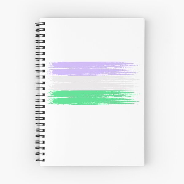 Item preview, Pride Collection - Genderqueer Pride Flag (Paint Streak/Horizontal) designed and sold by T-WoodCreations.