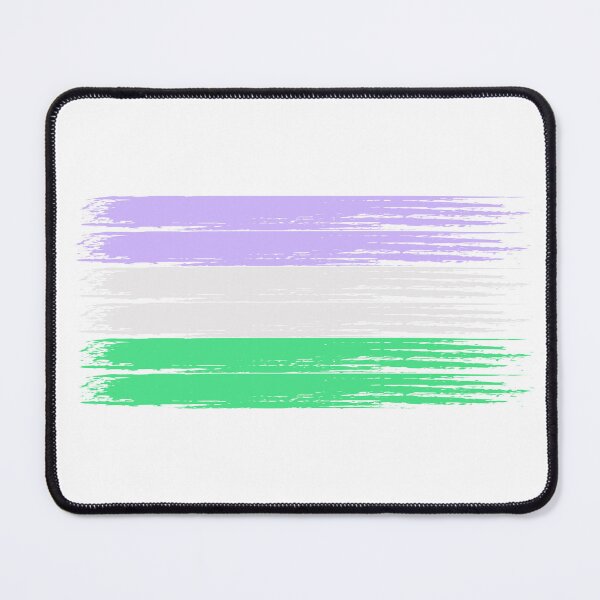 Item preview, Pride Collection - Genderqueer Pride Flag (Paint Streak/Horizontal) designed and sold by T-WoodCreations.