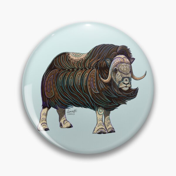 Item preview, Muskox - Aurora Borealis designed and sold by Corvola Creations.