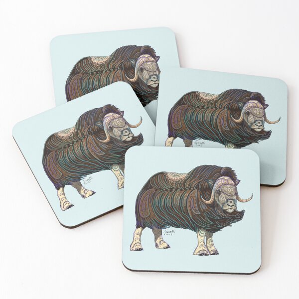 Item preview, Muskox - Aurora Borealis designed and sold by Corvola Creations.