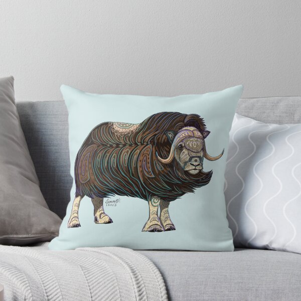 Item preview, Muskox - Aurora Borealis designed and sold by Corvola Creations.