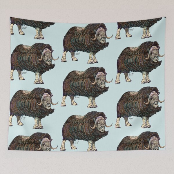Item preview, Muskox - Aurora Borealis designed and sold by Corvola Creations.