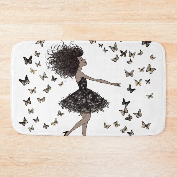 Item preview, Dancer with Butterflies  - Graceful Movement and Nature's Beauty designed and sold by BloomingPixel.