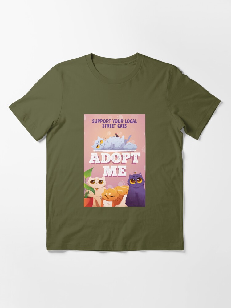 Adopt Me, Support Your Local Street Cat Sticker for Sale by