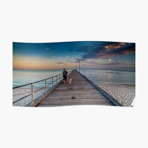 Rosebud Pier Poster