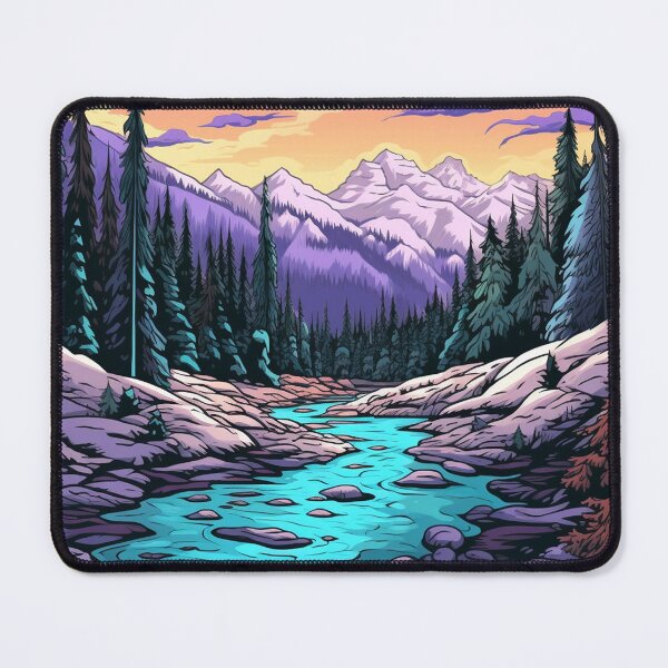 Item preview, Mountain Forest with Stream designed and sold by rcwm.