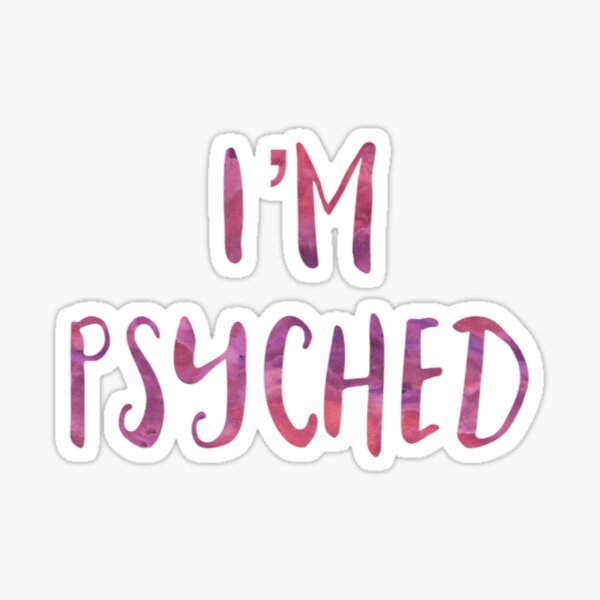 "PSYCHOLOGY" Sticker for Sale by EvyStickersx | Redbubble
