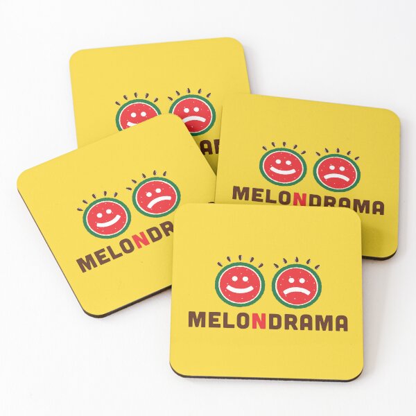 Item preview, The Best Summer Collection with Funny Melodrama Expression with Drama Faces in the Shape of Watermelon. designed and sold by Wiggly Lines.