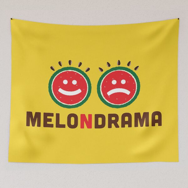 Item preview, The Best Summer Collection with Funny Melodrama Expression with Drama Faces in the Shape of Watermelon. designed and sold by Wiggly Lines.