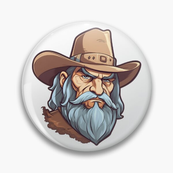 Item preview, Old American trapper, wild west designed and sold by Clearmind-Arts.