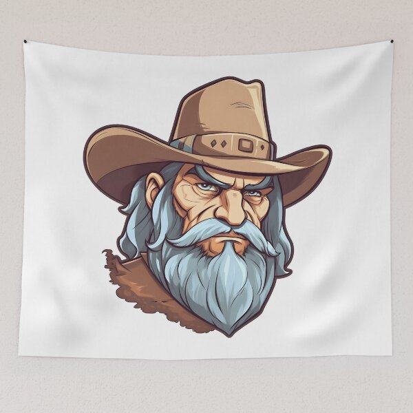 Item preview, Old American trapper, wild west designed and sold by Clearmind-Arts.