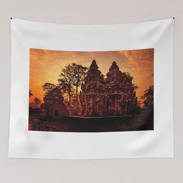 Item preview, Bantey Srei temple sunrise designed and sold by dags.