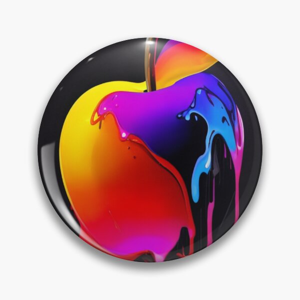 Item preview, colorful apple dance on canvas. designed and sold by mefirefire.