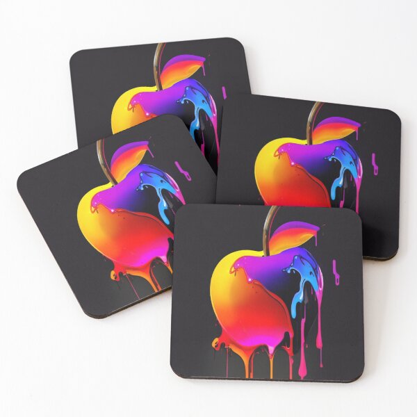 Item preview, colorful apple dance on canvas. designed and sold by mefirefire.