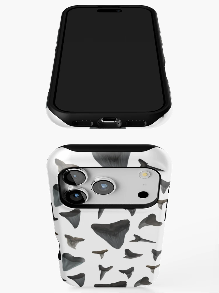 Thumbnail 3 of 4, iPhone Case, Assorted Shark Teeth designed and sold by Reeseworks.