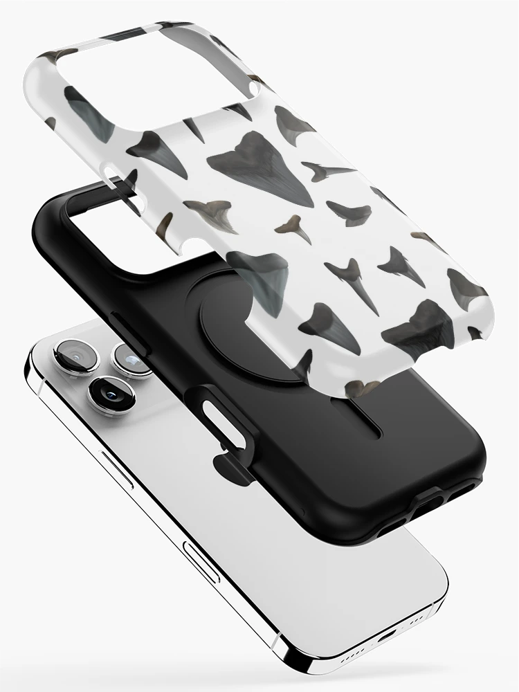 Thumbnail 2 of 4, iPhone Case, Assorted Shark Teeth designed and sold by Reeseworks.