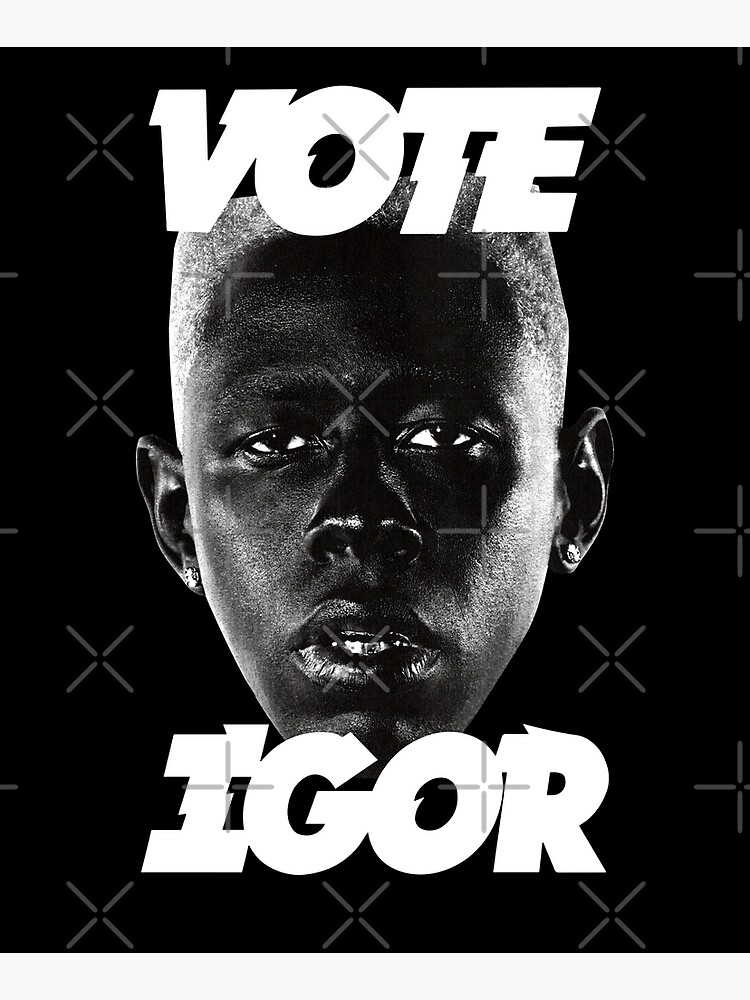 Poster Tyler Creator Vote Igor  Tyler Creator Posters Prints - Poster  Prints Hot - Aliexpress