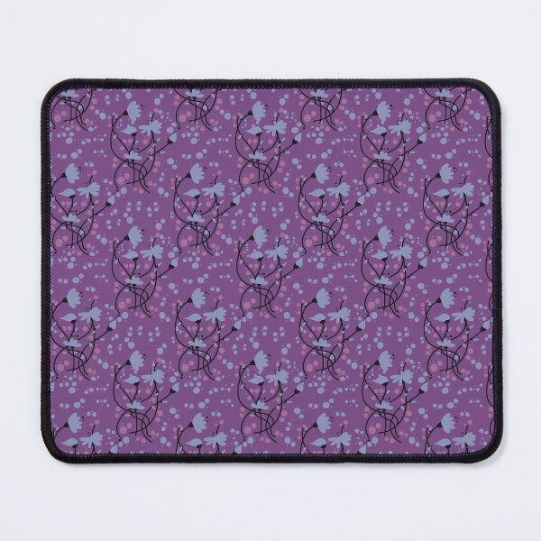 Item preview, Crisscross Blue and Purple Floral Pattern designed and sold by Artistestella.