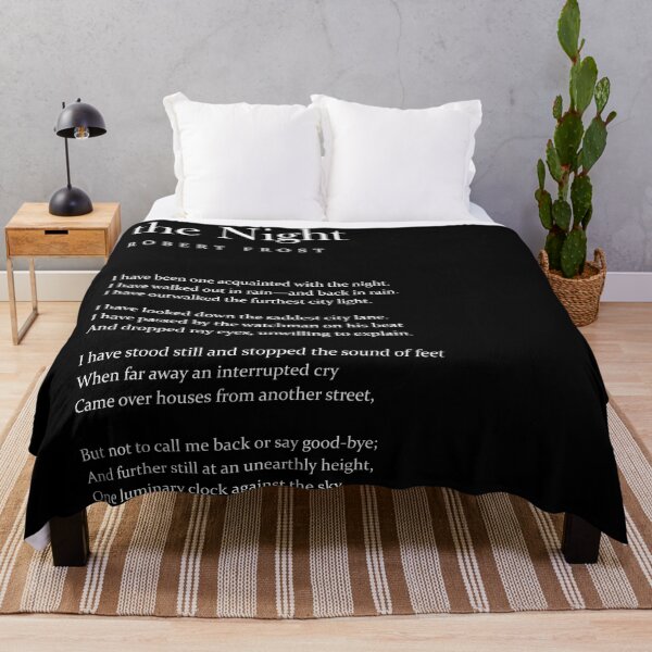 Item preview, Acquainted With The Night - Robert Frost Poem - Literature - Typography Print 2 designed and sold by Studio Grafiikka.