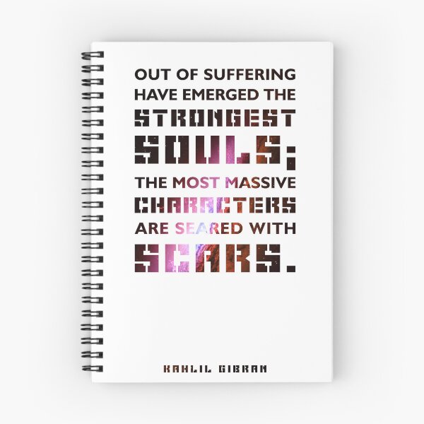 Item preview, Out of suffering have emerged the strongest souls 01 - Kahlil Gibran - Typographic Quote designed and sold by Studio Grafiikka.