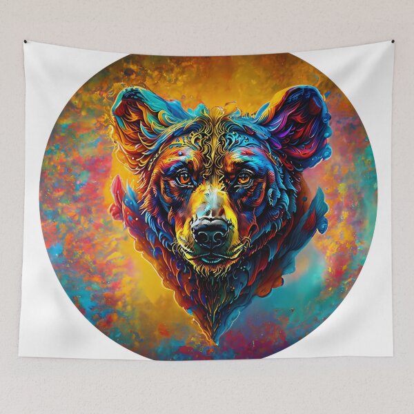 Item preview, Brightly colored bear designed and sold by jmstechnical.