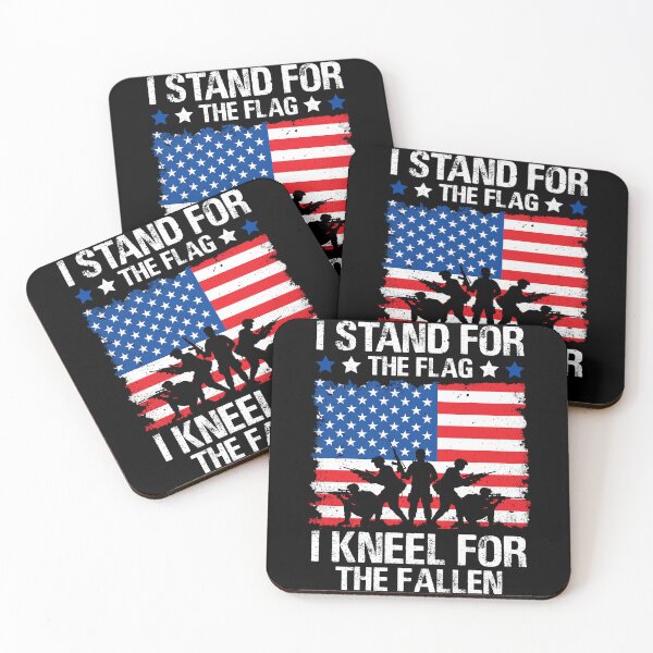 Item preview, I Stand For The Flag I Kneel For The Fallen designed and sold by TRENHILL.