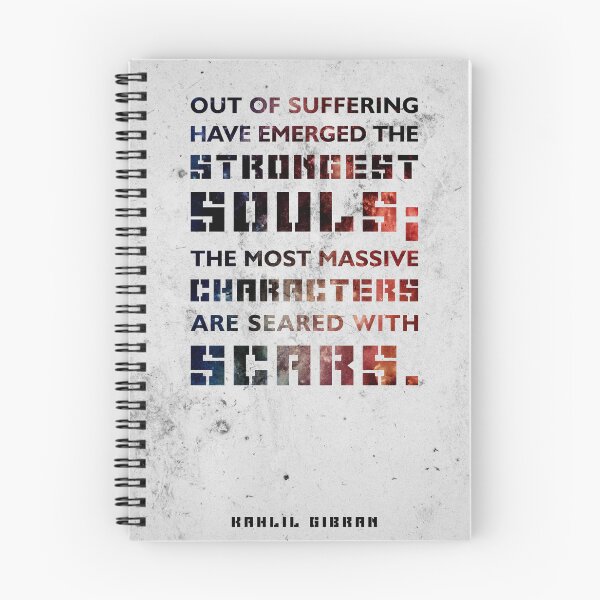 Item preview, Out of suffering have emerged the strongest souls 02 - Kahlil Gibran - Typographic Quote designed and sold by Studio Grafiikka.