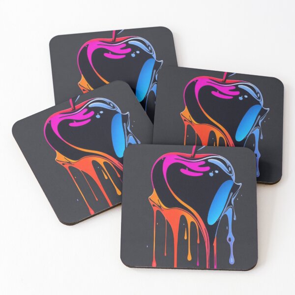 Item preview, colorful apple dance on canvas. designed and sold by mefirefire.
