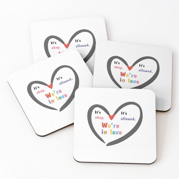 Item preview, Heartstopper We’re In Love It’s Okay designed and sold by ChomechaiWei.