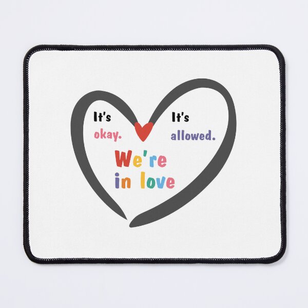 Item preview, Heartstopper We’re In Love It’s Okay designed and sold by ChomechaiWei.
