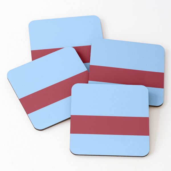 Item preview, West Ham 1901 - 03 Sky Blue and Claret Hoop designed and sold by Sporting Colour.