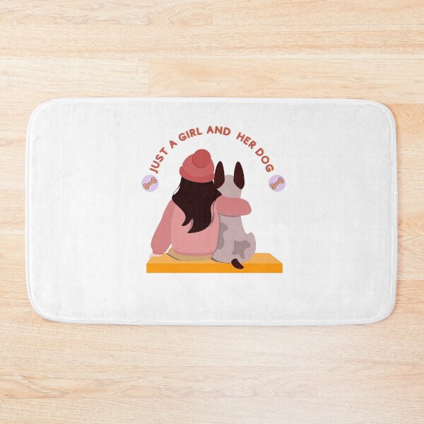 Item preview, Just A Girl And Her Dog designed and sold by YQvibe Studio.